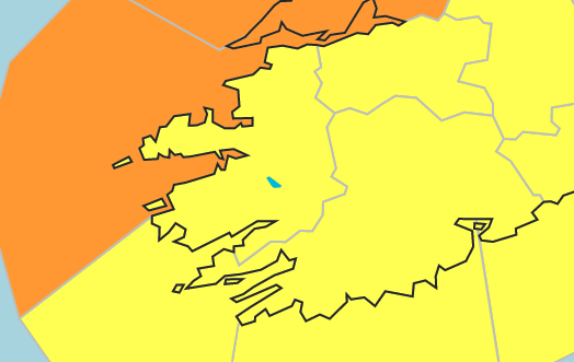 Status Yellow Wind Warning To Remain In Place Until Monday Morning