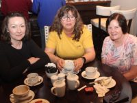 Liz O'Donnell, Joan O'Regan and Joan O'Sullivan at the coffee morning for Ukraine Aid organised by the Tralee Chain Gang Cycling Club on Friday morning at the Meadowlands Hotel. Photo by Dermot Crean