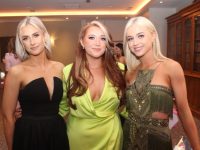 Edel Crowley, Courtney Griffin an Clodagh Moore at the Connect Kerry Hair and Beauty Awards in The Rose Hotel on Sunday. Photo by Dermot Crean