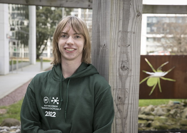 Tralee Student Taking Part In BT Young Scientist Bootcamp