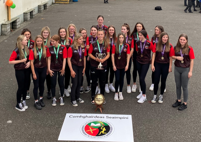 Gaelcholáiste Chiarraí Basketball Teams Celebrated After All-Ireland Finals