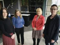 Launching the upcoming Moving On Jobs Fair were Lisa O’Flaherty (Moving On/NEWKD), Colette O’Connor (Tralee Chamber), Jennifer O’Sullivan Coffey, (SICAP/NEWKD), Robert Carey (SICAP/NEWKD