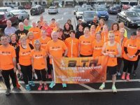 Members of the Tralee Born To Run Club launching their Race Series at the Brandon carpark on Tuesday. Photo by Dermot Crean