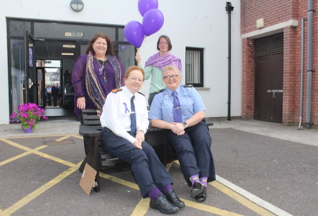 Going Purple At Tralee Garda Station To Highlight Domestic Violence