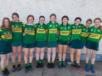 Tralee Parnells Girls who were selected for the Kerry U16 Develpoment Squad: Lana O'Connell,  Shauna Harris,  Orla Leahy, Eabha Ni Loinsigh,  Maeve Trant, Emma Dunican, Abbie Canty, Grace Hamilton and Rachel Sargent.  Missing from the photo are Jessica McGibney, Grainne Diggins and Kate O Loughlain.