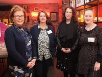 Mary Doody, Eileen O'Connell, Marie Nelligan and Linda Enright at the Kerry Businesswomen's Network 'After Hours' networking event in Madden's on Tuesday. Photo by Dermot. Crean