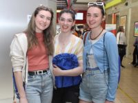 Lisa O'Halloran, Jayden Kelliher and Mieke Steinbeck at the Munster Technological University Tralee Campus Open Day on Saturday. Photo by Dermot Crean