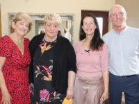 Four Presentation Secondary School teachers who retired over the past two years at a function in their honour on Friday evening in Ballyroe Heights Hotel. From left; Ann O'Mahony, Norma Barden, Clem O'Keeffe and Gabriel Brennan.