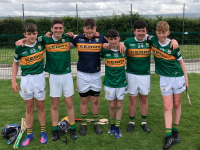 Tralee Parnells U15 Boys William Sommers, Dan Maloney, Cian Harris, Eoghan Costello, Thomas O'Connell and Jack Canty on the Kerry panel who defeated Kildare