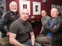 Pat O'Loughlin, Ger Reidy, Brendan Cullinane and Seamus Cadogan at the Tralee Parnells GAA fundraising table quiz in O'Donnell's Mounthawk on Friday night. Photo by Dermot Crean