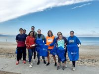 Volunteers from Clean Coasts group Banna Coastcare, who regularly get involved in coastal activities, beach cleans and various calls-to-action