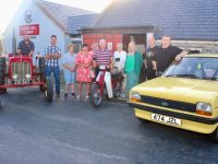 Launching the Spa Fenit Heritage Weekend at the Forge in Churchill were John Moriarty, Dan Harmon, Peggy Daly, Gráinne Landers, John Foley, Dermot Crowley, Nora Landers, Michelle Burke, Niall Hickey and Brendan Brosnan. Photo by Dermot Crean