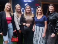 Mary Horan, Abby Hart, Abbie O'Sullivan, Caitriona Leen and Shannon Dowling at JRI America's Summer Party in Molly J's @ Benners Hotel on Thursday evening. Photo by Dermot Crean