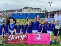 Kerins O’ Rahilly’s U10 Girls and their coaches who participated in the North Kerry Ladies U10 blitz