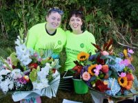 Grace Moriarty and Antoinette McGrath at the Betty McGrath Memorial Walk from Camp on Saturday afternoon. Photo by Dermot Crean