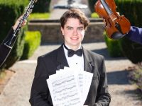 Pianist Stan O’Beirne (18) from Terenure, Dublin, last year’s winner of the €5,000 Top Security/Frank Maher Classical Music Awards, at the launch of the 2022 competition, Ireland’s largest for secondary schools. www.frankmaherclassicalmusicawards.com. Photo: Peter Houlihan