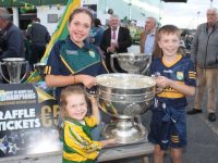 Millie, Stella and Moss Hughes from Scartaglin at the Kerry GAA Night at the Dogs on Friday night. Photo by Dermot Crean