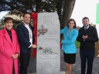 At the opening of the Tralee Fenit Greenway on Friday were Minister Norma Foley, Mayor of Tralee Mikey Sheehy, Minister Hildegaard Naughton, and Brendan Griffin TD. Photo by Dermot Crean