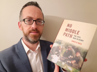 Author and historian Owen O'Shea with his new book 'No Middle Path -