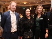 James Sugrue and Teresa Higgins Walker of Lee Strand and Aisling Foley of The Rose Hotel at the Tralee Chamber Alliance President's Lunch at The Rose Hotel on Friday afternoon. Photo by Dermot Crean