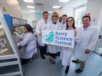 MTU President, Professor Maggie Cusack and Head of School of STEM Professor Joseph Walsh have today launched Kerry Science Festival following the national launch of Science Foundation Ireland’s (SFI) launch Science Week 2022 last Thursday.  Pictured L/R : Dr Ashley Sullivan , Dr Joseph Walsh ,  Professor Maggie Cusack , Ger Corkery  , Dr Fiona Boyle and Dr Tim Yeomans . 
Photo By : Domnick Walsh © Eye Focus LTD .
Domnick Walsh Photographer is an Irish Aviation Authority ( IAA ) approved Quadcopter Pilot.
Tralee Co Kerry Ireland.
Mobile Phone : 00 353 87 26 72 033
Land Line        : 00 353 66 71 22 981
E/Mail :        info@dwalshphoto.ie
Web Site :    www.dwalshphoto.ie
ALL IMAGES ARE COVERED BY COPYRIGHT ©
Kerry Science Festival 2022 Launched with Events for All!


Tralee, 01 November 2022: MTU President, Professor Maggie Cusack and Head of School of STEM Professor Joseph Walsh have today launched Kerry Science Festival following the national launch of Science Foundation Ireland’s (SFI) launch Science Week 2022 last Thursday. 
Kerry Science Festival, now in its 6th year, will take place across the month of November, with the majority of events during national science week between the 13th and 20th of November, as always culminating with the very popular STEM Showcase & Family day at MTU’s Kerry North Campus on Saturday 19th of November.
“Ar scáth a chéile a mhaireann na daoine,” an Irish saying, meaning that we need and depend on each other is the underlying mission of the 2022 Kerry Science Festival. The festival will tie together the national SFI “Infinite Possibilities” theme with examples of just how people and communities have relied on each other during the Covid19 pandemic, and more recently the war in Ukraine and how Science, Technology, Engineering and Maths plays a role in offering local, national and global solutions to ensure a bright future.  
At the launch Professor Joseph Walsh said “Kerry Science Festival's main mission is to allow our local community to engage with science in an open and accessible way. We do this by undertaking significant outreach to schools, community groups and by hosting a large family showcase day on the MTU Kerry North Campus. Our events have span across many themes including the IKC3 Climathon ‘Climate Smart Kerry’ in association with Climate KIC, Lets Code with Scratch, the “Power Me Up (Renewably) workshops for primary school students, an information session for the Postgraduate Diploma in Bioeconomy with Business Information, climate-themed movie screenings, Shine a Light - BioPhotonics, and a range of other events.”
If you’re looking forward to another action-packed festival this year you can visit www.kerryscience.com for a full event list and registration information. 
ENDS
For more information contact; 
Ben Slimm
Ben.slimm@mtu.ie
0857547110