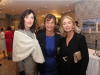 Antoinette Sayers, Lady Captain of Tralee Golf Club Catherine McCarthy and Breda Rogers at the Tralee Golf Club Men's and Lady Captains Dinner at The Rose Hotel on Saturday. Photo by Dermot Crean