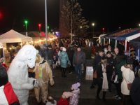 The crowds at the Festive Markets at the Island Of Geese on Friday evening. Photo by Dermot Crean