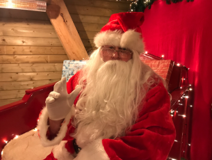 Meet Santa at Gallys Grotto.