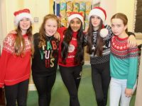 Presentation Primary sixth class pupils before the Christmas concert on Tuesday. Photo by Dermot Crean