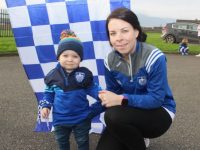 Claire Walsh with son Darragh wishing Kerins O'Rahillys the best for Saturday. Photo by Dermot Crean