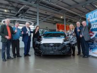 FREE PIC - NO REPRO FEE - Jan 17, 2023
Winner Frank Boland from Kinsale receives his Ford Focus courtesy of the Cavanagh family’s TOMAR Trust. Frank is pictured with his wife Mary and the Lord Mayor of Cork, Cllr. Deirdre Forde. Included are, from left: Gerry Garvey, Regional Co-Ordinator, St. Vincent de Paul; Conor Kavanagh, Tomar Trust; Pat Harte, Sales Manager, CAB and Paddy O'Flynn, St Vincent de Paul. The total funds raised for this year’s Car Draw was €248,000 and SVP South-West would like to express their sincere gratitude to the public for their generous support this year, with all funds raised going directly towards helping people in need in both Cork and Kerry.
Pic: Brian Lougheed