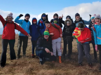Blennerville Scout Group - Last Sunday Blennerville Scout Group enjoyed a great trek to the top of Caherconree. Caherconree at 835 metres is the 2nd-highest mountain in the Slieve Mish Mountains and on reaching the top the Scouts enjoyed the great views of Tralee Bay.