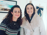 Caroline Lyons of the 'What A Woman Podcast' with Louise Galvin recently.