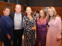 Brenda O'Connor, Gavin and Siobhan Lacey, Therese Carroll and Sarah Gleeson at the St Brendans Hurling Club social on Friday night at the Ballyroe Heights Hotel. Photo by Dermot Crean