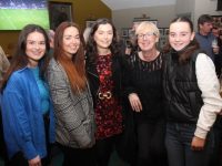 Sarah Fitzgerald, Orla Fitzgerald, Caoimhe Barry Walsh, Sinead Curtin and Eimear Dillane at the Austin Stacks awards on Saturday night. Photo by Dermot Crean