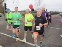 Tom Foley, Jack Moriarty and Pat Carey taking part in the Tralee 10 Mile Road Race on Saturday morning. Photo by Dermot Crean