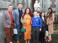 Kylan O'Carroll and family  at the CBS Primary Confirmation  Day on Thursday at St John's Church. Photo by Dermot Crean
