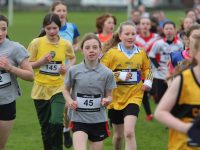 Pupils from Fossa NS, Gaelscoil Lios Tuathail, Ardfert NS and more taking part in the Allianz Cumann na mBunscol Chiarraí cross country competition.