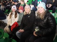 Amelie O'Sullivan, Eve O'Regan, Elaine Kinsella and Shona Murphy at the Kerry FC game against Treaty United on Friday night. Photo by Dermot Crean