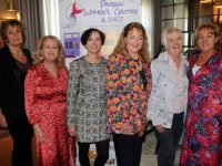 Anne Marie Sugrue, Mandy Landers, Ilze Voicisa, Sheila Martin, Claire Hayles and Marian Fitzgerald at the Phoenix Women's Centre and Shed Easter Fashion Show at The Ashe Hotel on Thursday night. Photo by Dermot Crean
