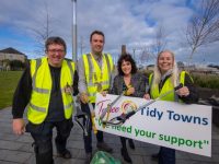 L-R: Brendan O'Brien (Chair, Tralee Tidy Towns), Cllr Mikey Sheehy, Niamh O'Sullivan (Tralee MD Manager), Anne-Marie Fuller (Tralee Tidy Towns)