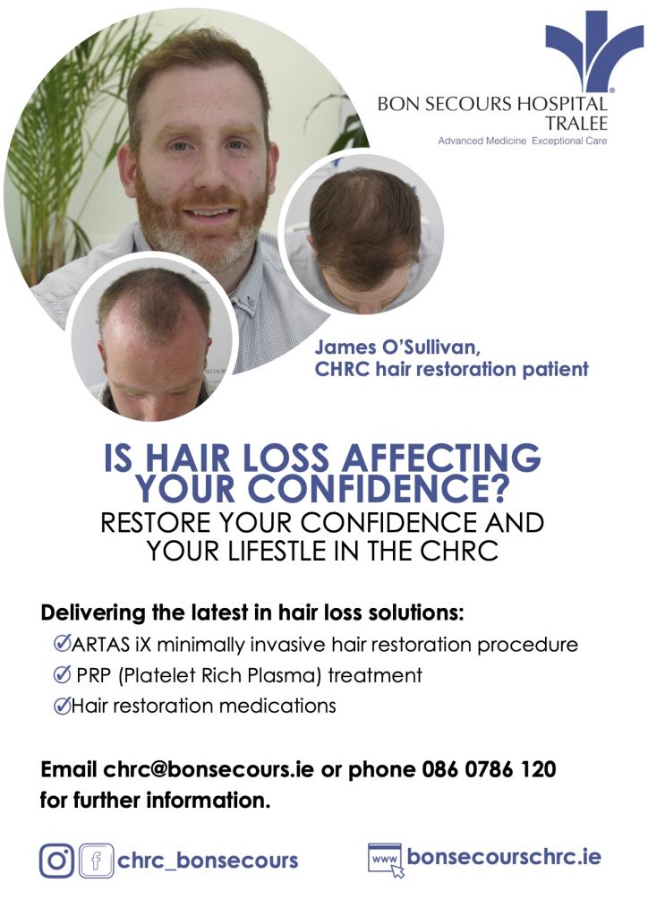 Sponsored: Dáithí Undergoes Hair Restoration Treatment At CHRC In The Bon Secours