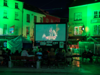 A film event held in the Square for Culture night in 2022.