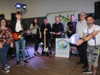Looking forward to the 'Ballyroe Goes Retro' concert in aid of Recovery Haven on August 26 were, Molly Brosnan and Danny Walsh, Caitriona O'Sullivan, Mike Leahy Damian Greer and Wesley Hanbidge of Phil N The Blanks, Dermot Crowley of Recovery Haven and Terence Crean, promoter. Photo by Dermot Crean