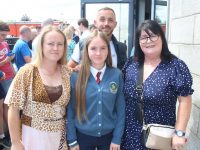 Kelly Hayes with Rachel Hayes, Luke Stanley and Bernie Hayes at the Scoil Eoin sixth class graduation on Thursday. Photo by Dermot  Crean