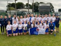 THE VICTORIOUS TRALEE PARNELLS CAMOGIE TEAM AND MANAGEMENT THAT WON THE DIV 5 FEILE TITLE IN ORAN, CO ROSCOMMON LAST WEEKEND