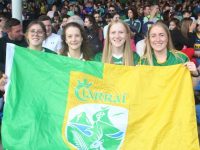 Grace McMahon, Sarah Brosnan, Emily McMahon and Patrice Brosnan at the Kerry v Mayo game at Semple Stadium on Saturday. Photo by Dermot Crean