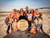 Registrations for the Big Beach Clean 2023, supported by Cully and Sully, are now open. Pictured left to right: Calvin Ohlow, Ella Dowling, Renata, Margaret McFaul, Colum O’Sullivan, Elaine Doyle, Ben Ohlow, Carol Doyle, Niamh Magee, Proinsias O Tuama, Dara O'Tuama, Raidin Ni Tuama and Ziah Magee promoting the 2023 Big Beach Clean at Ballynamona Beach. Photos by Cathal Noonan