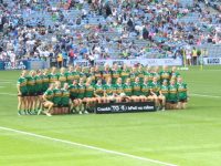 The Kerry team at the All-Ireland final on Sunday. Photo by Dermot Crean