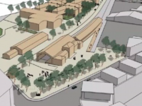 The design of the plaza first presented at the Tralee MD Council meeting in April 2021.
